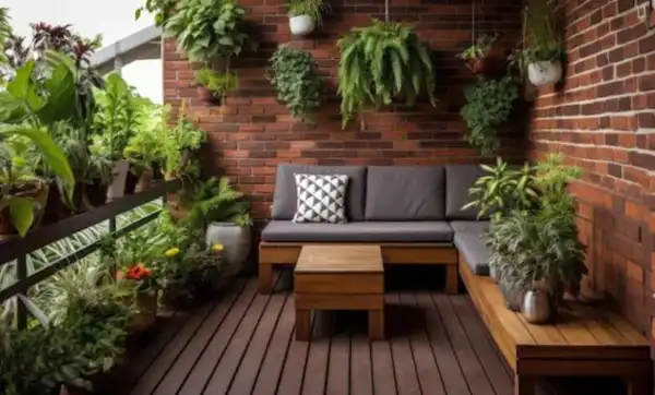 طراحی تراس + یه فضاهای دنج و سبز منحصربفرد با طراحی کاربردی تراس