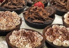 طرز تهیه تارت شکلاتی