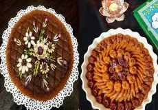 تزیین حلوا مجلسی + جدید ترین مدل تزیین حلوا مجلسی برای مراسم ختم