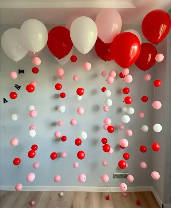 تزیین بادکنک تولد روی دیوار + تزیین منحصربفرد و شیک بادکنک تولد روی دیوار 