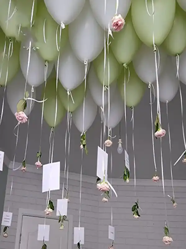 تزیین بادکنک تولد روی دیوار + تزیین منحصربفرد و شیک بادکنک تولد روی دیوار 