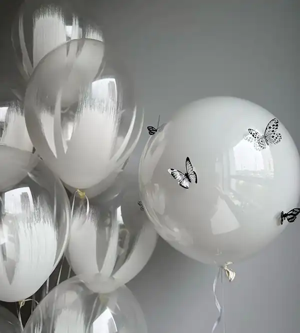 تزیین بادکنک تولد روی دیوار + تزیین منحصربفرد و شیک بادکنک تولد روی دیوار 