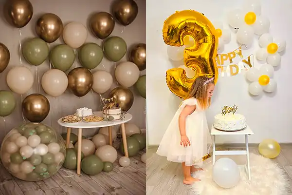 تزیین بادکنک ساده در خانه + ایدههای جذاب و بینظیر تزیین بادکنک ساده در خانه