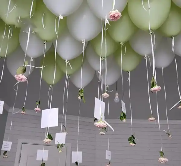 تزیین بادکنک ساده در خانه + ایدههای جذاب و بینظیر تزیین بادکنک ساده در خانه