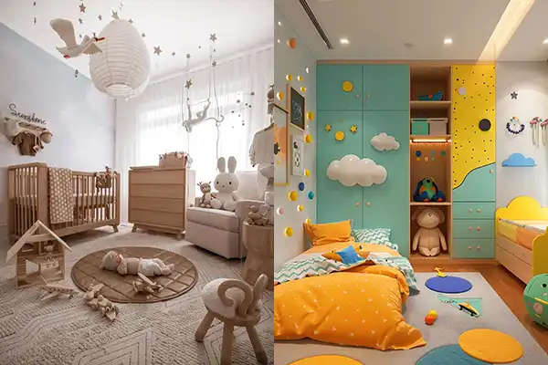 تزیین اتاق کودک + مدلهای تزیین اتاق کودک یه اتاق یونیک و جذاب برای کوچولو شما