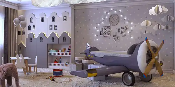 تزیین اتاق کودک + مدلهای تزیین اتاق کودک یه اتاق یونیک و جذاب برای کوچولو شما