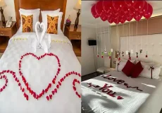 تزیین تخت عروس + تزیین تخت عروس با سلیقه و ایده ای بینظیر و جذاب