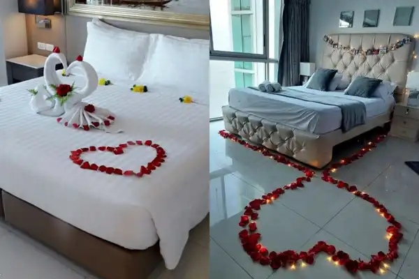 تزیین تخت عروس + تزیین تخت عروس با سلیقه و ایده ای بینظیر و جذاب