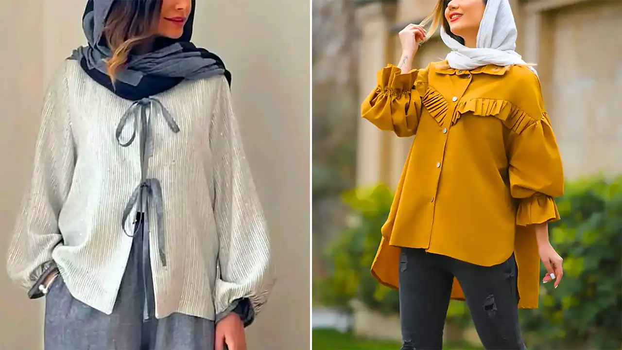 تیپ خاص با مانتو زنانه