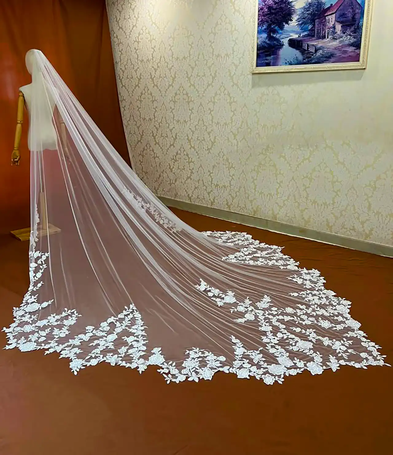 تور سر عربی و بلند عروس