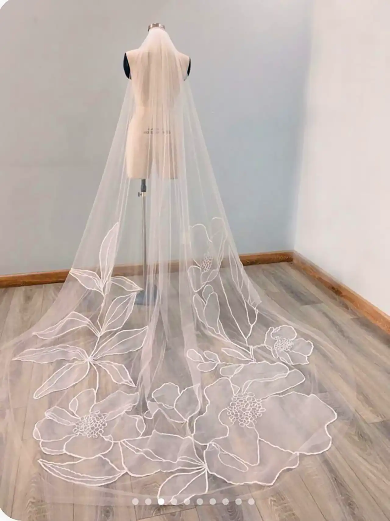 تور سر عربی و بلند عروس