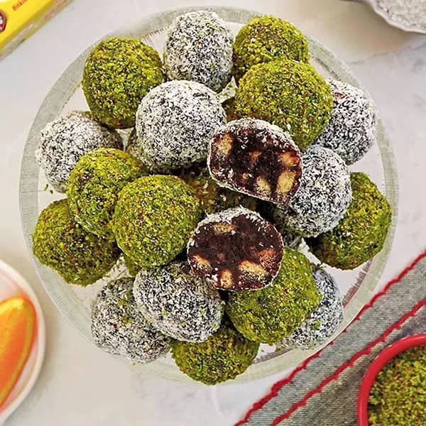 طرز تهیه توپک شکلات پرتقالی