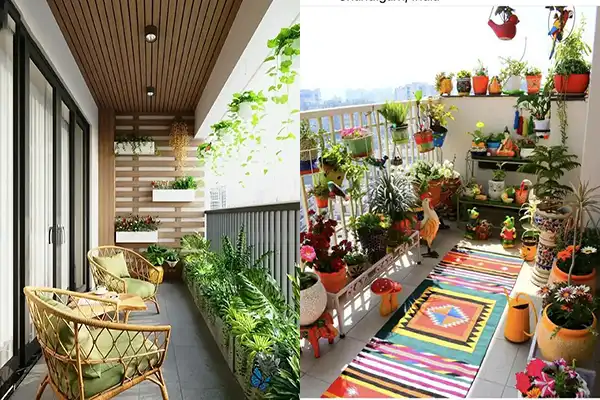 تراس منزل + فضایی راحت در محیط بیرون از خانه تراس لاکچری و لوکس منزل