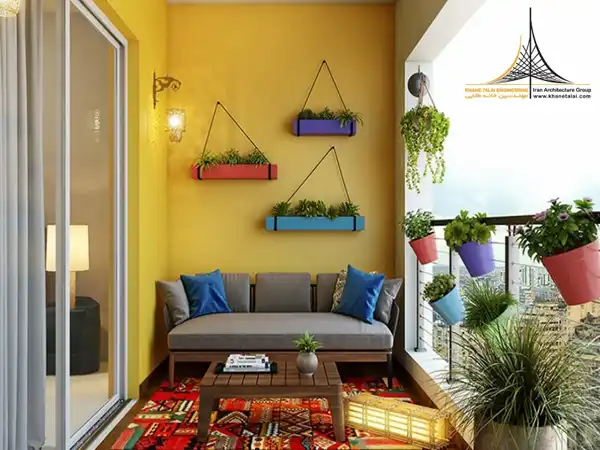 تراس منزل + فضایی راحت در محیط بیرون از خانه تراس لاکچری و لوکس منزل