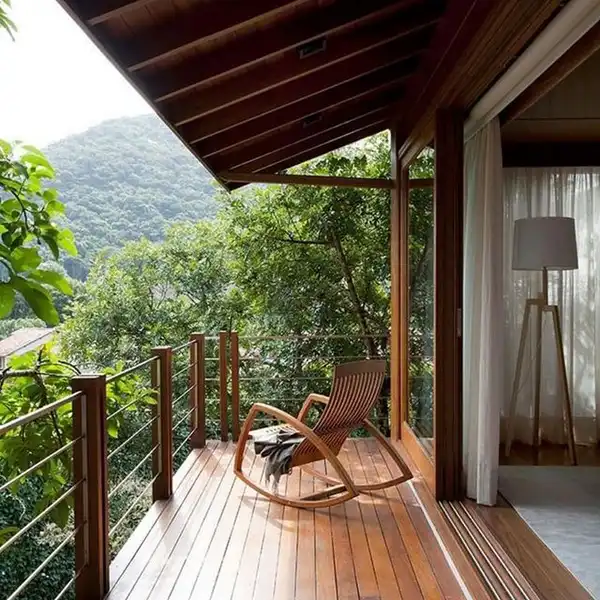 تراس منزل + فضایی راحت در محیط بیرون از خانه تراس لاکچری و لوکس منزل