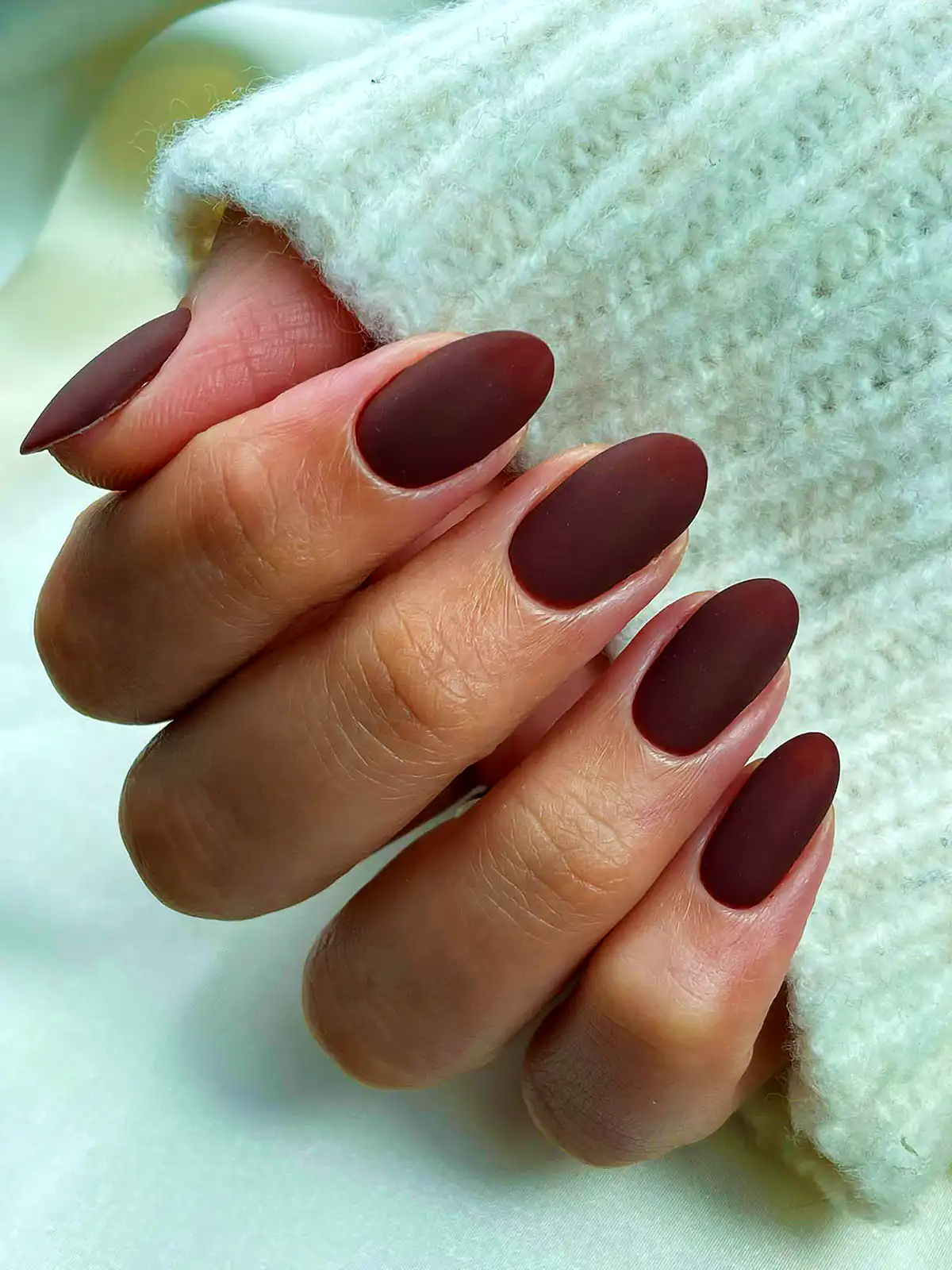 طرح ناخن مات مینیمال