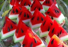 طرز تهیه ژله هندوانه
