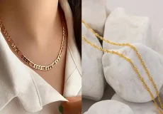 زنجیر دیسکو نازک + زنجیر دیسکو نازک باطراحی متفاوت و باب سلیقه خوش شما