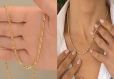 زنجیر دیسکو ضخیم + انواعی از زنجیرهای درخشان و پر جلوه دیسکو ضخیم که با طراحی مینیمال و ساده مناسب همه افراد خوش سلیقه میباشد