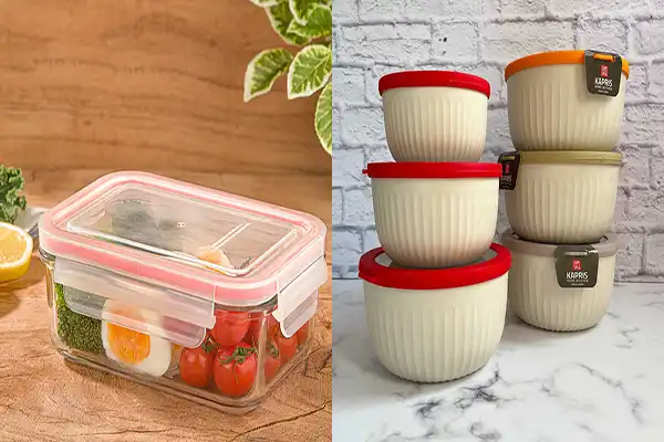 ظروف پلاستیکی درب دار + هماهنگی نظم سلیقه و زیبایی در ظروف پلاستیکی درب دار