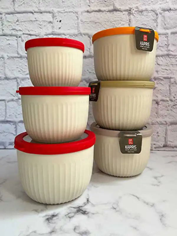 ظروف پلاستیکی درب دار + هماهنگی نظم سلیقه و زیبایی در ظروف پلاستیکی درب دار