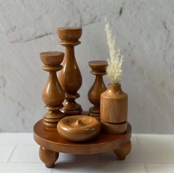 ظروف پذیرایی چوبی + ظروف پذیرایی چوبی با طرح‌های یونیک و منحصربفرد