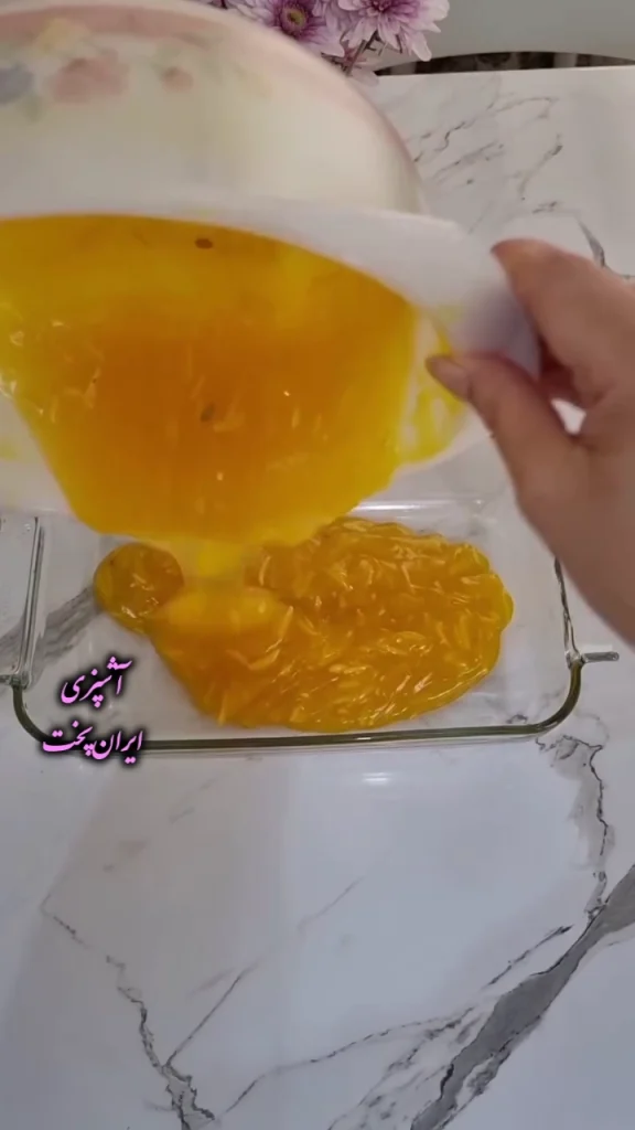 طرز تهیه مسقطی ساده با نشاسته