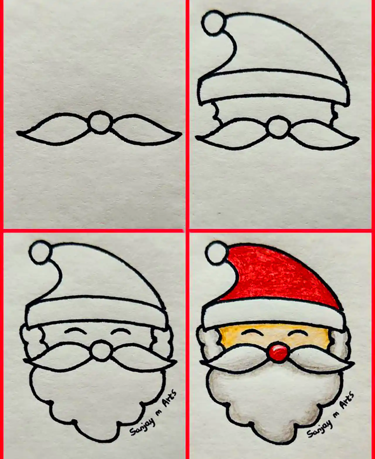 آموزش مرحله به مرحله نقاشی کودک 