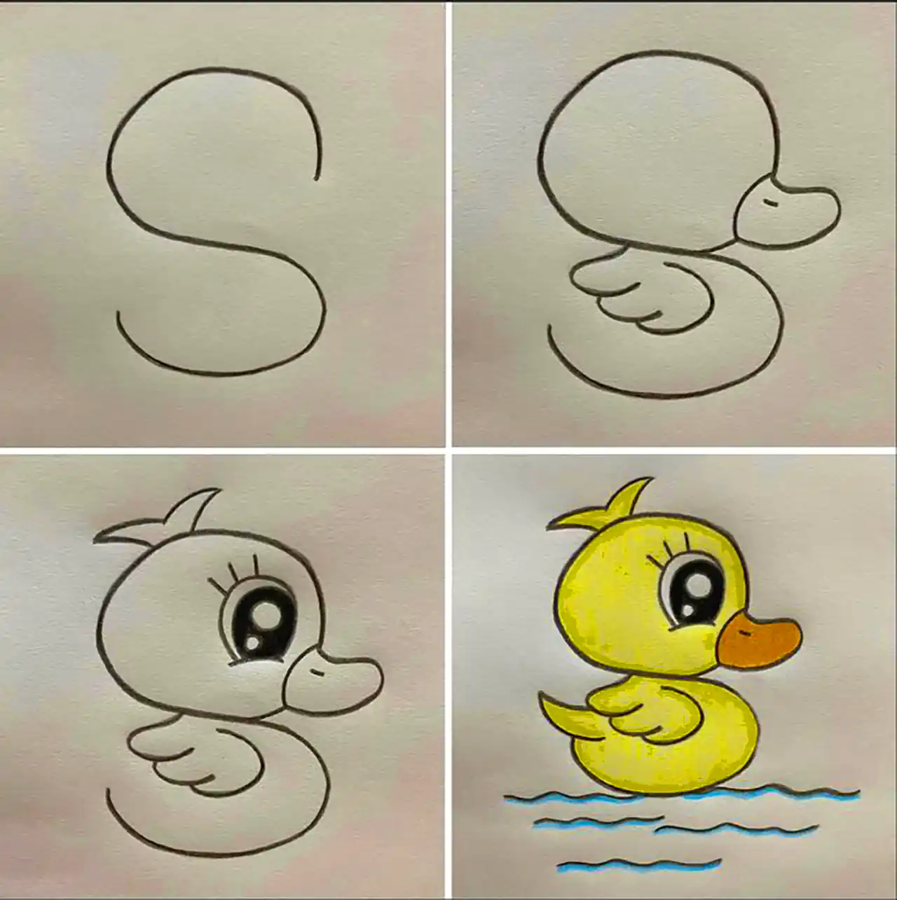 آموزش مرحله به مرحله نقاشی کودک 