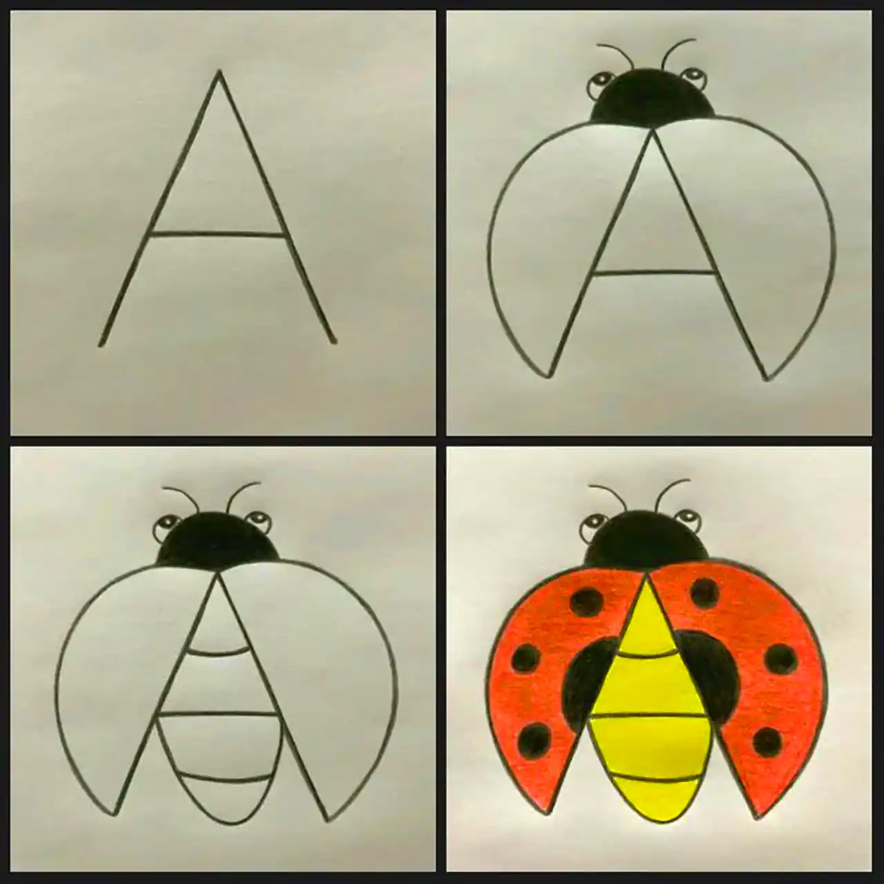 آموزش مرحله به مرحله نقاشی کودک 