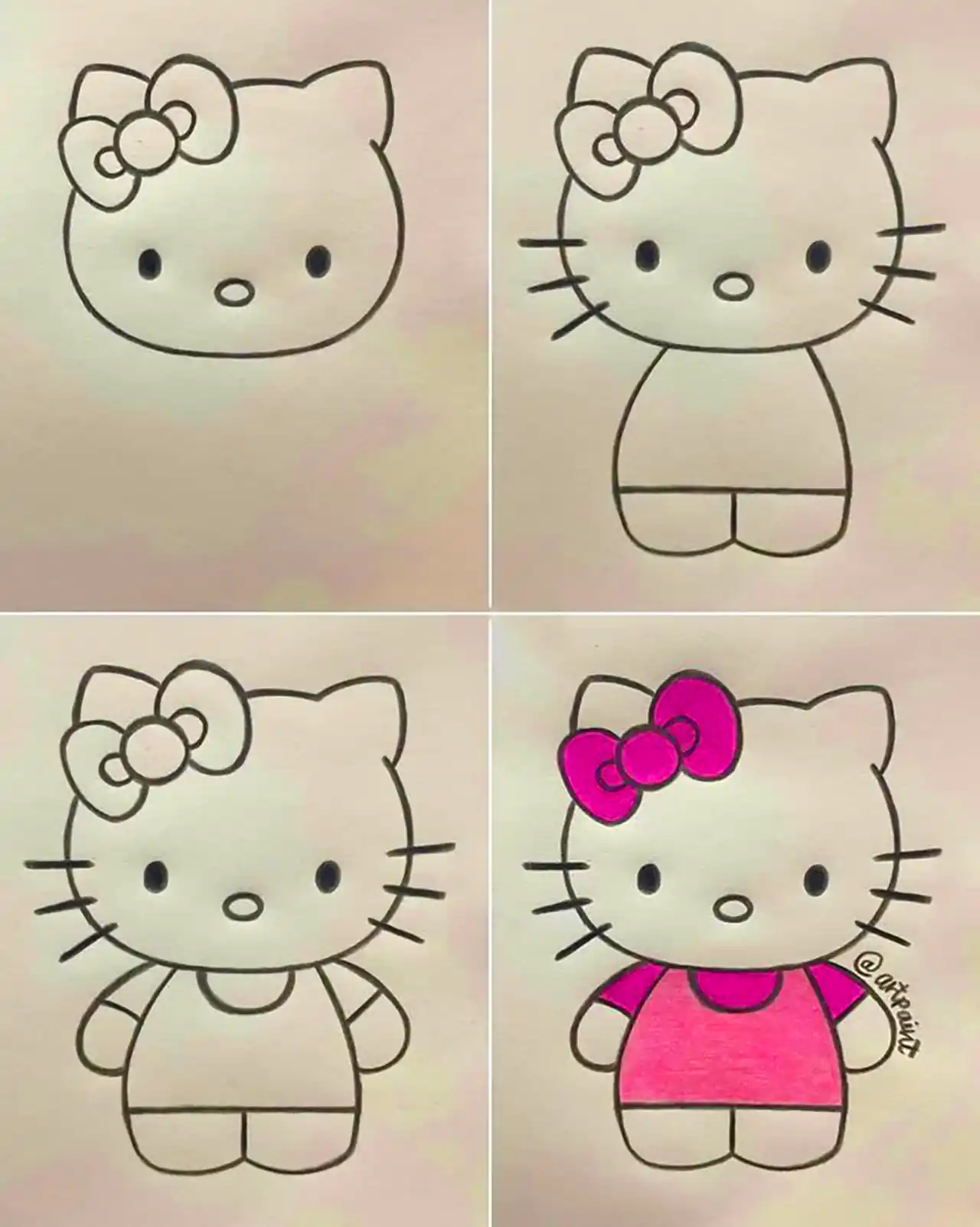 آموزش مرحله به مرحله نقاشی کودک 