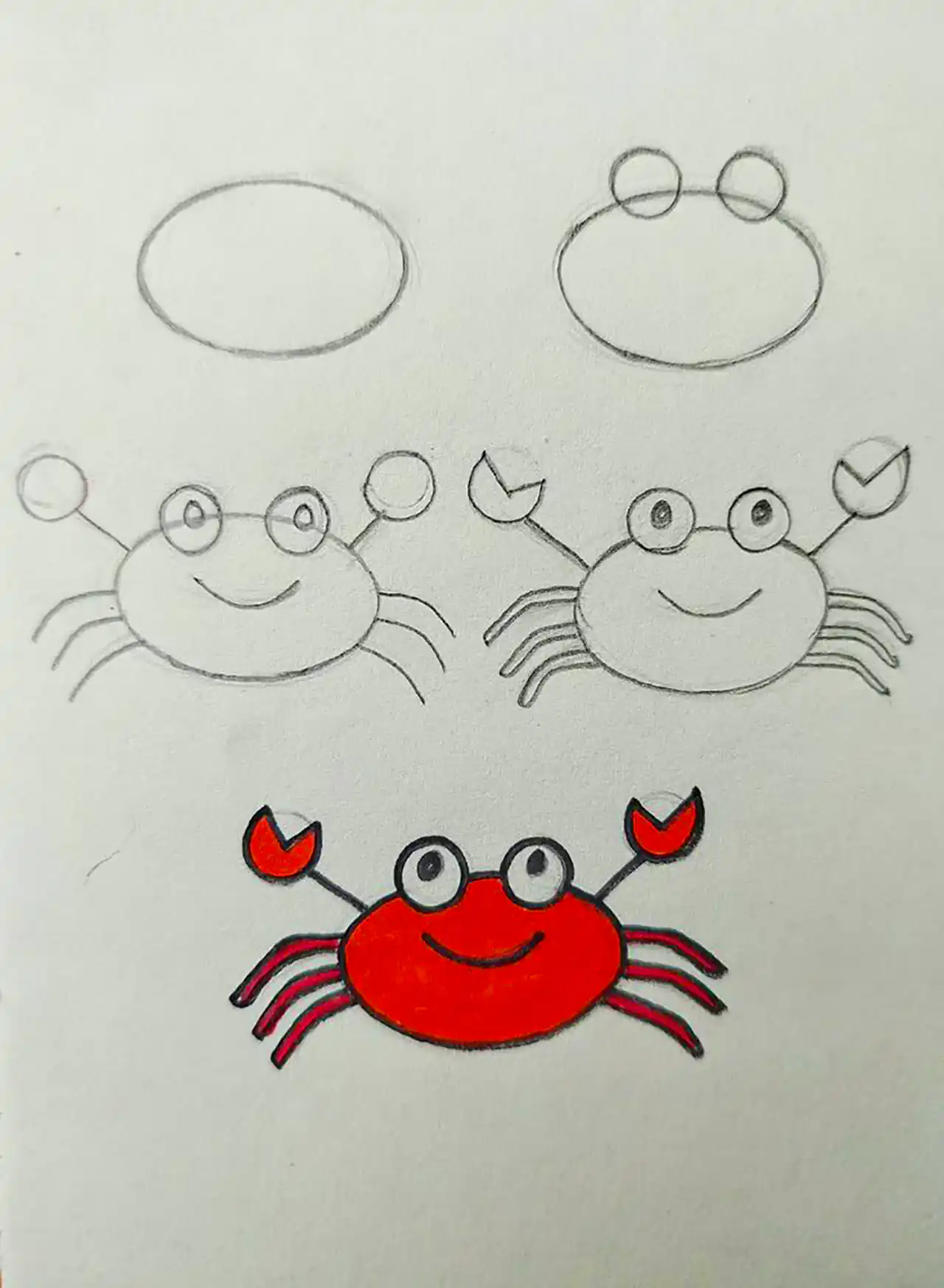 آموزش مرحله به مرحله نقاشی کودک 