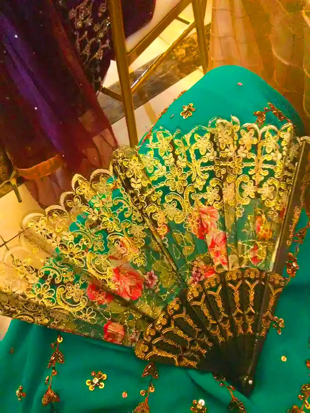 بادبزن تزئینی سنتی شیک