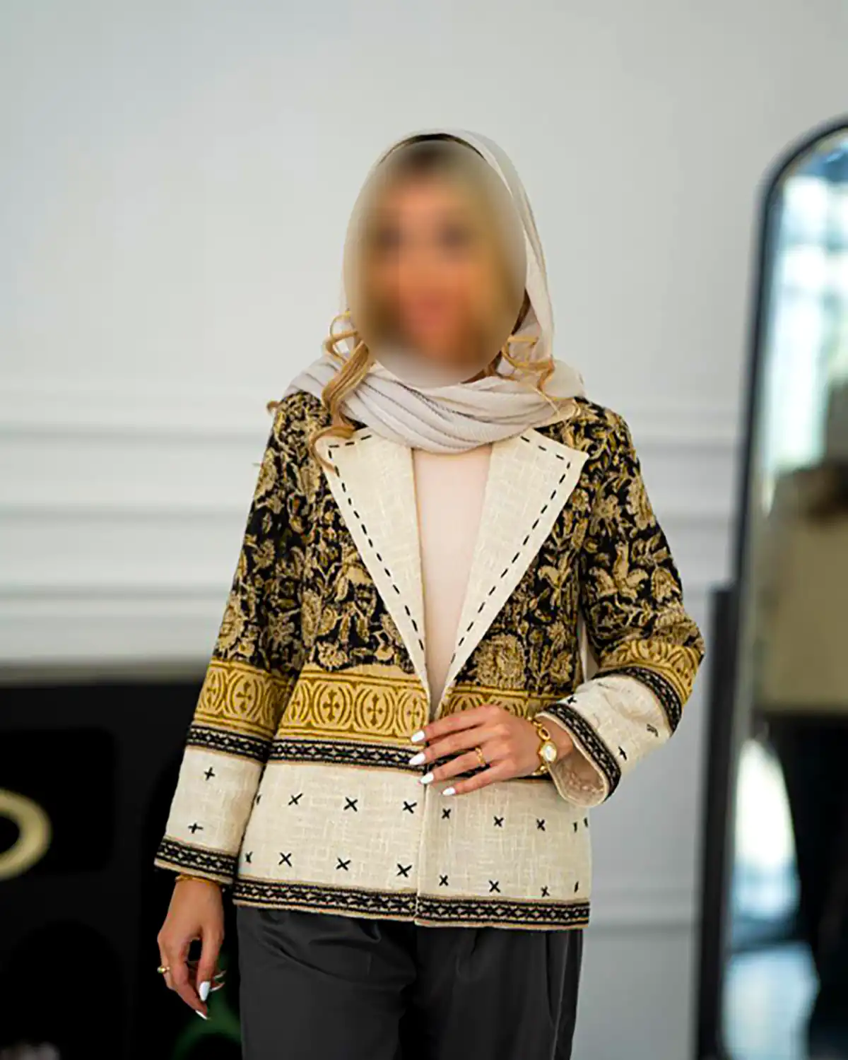 کت زنانه باوقار ساده چهار فصل
