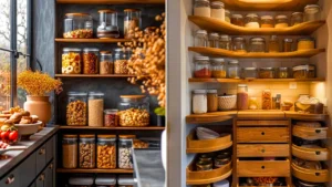 دکور کاربردی قفسه های مطبخ