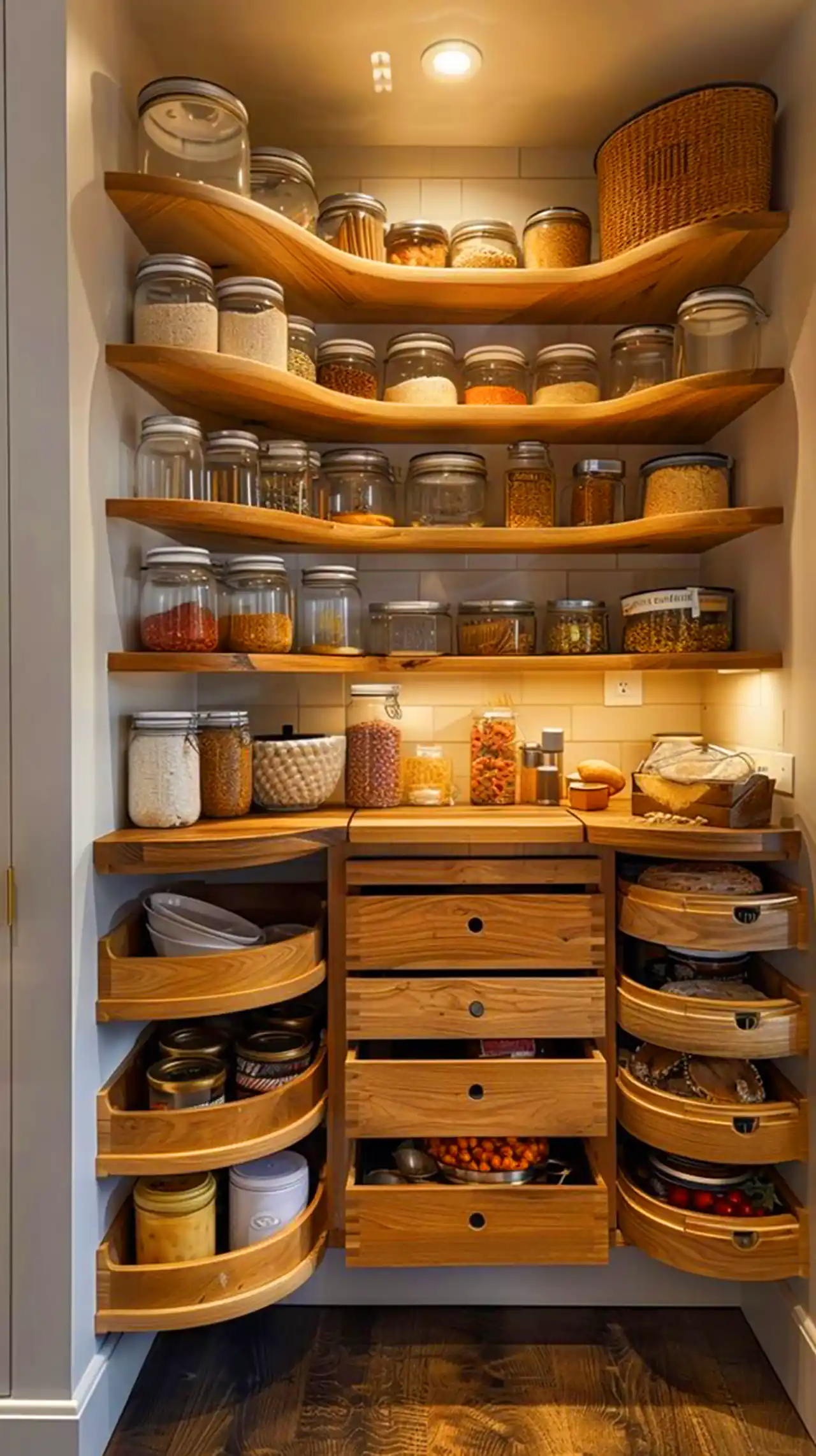 دکور کاربردی قفسه های مطبخ 