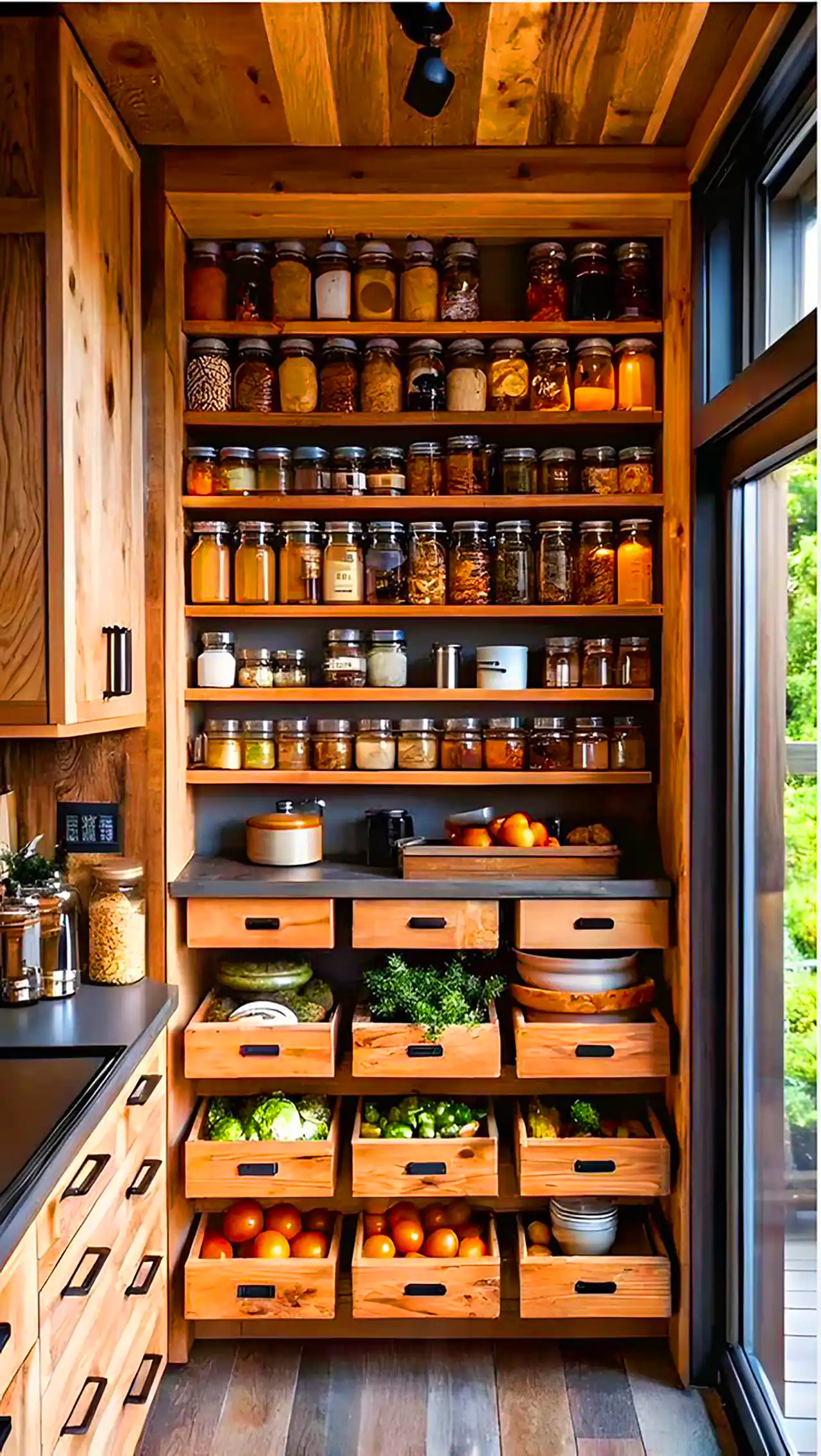 دکور کاربردی قفسه های مطبخ 