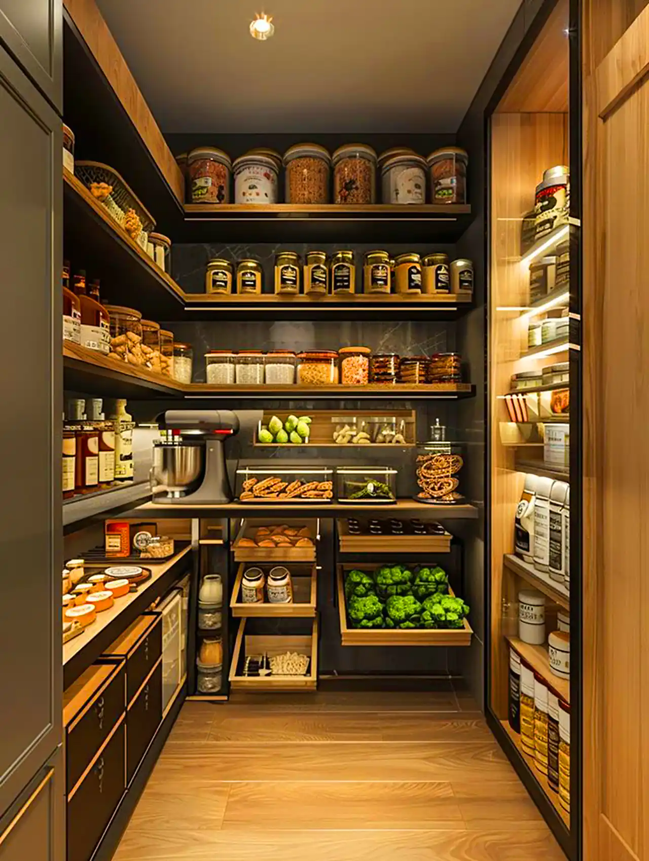 دکور کاربردی قفسه های مطبخ 