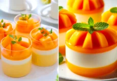 دسر انبه ژلاتینی رنگی