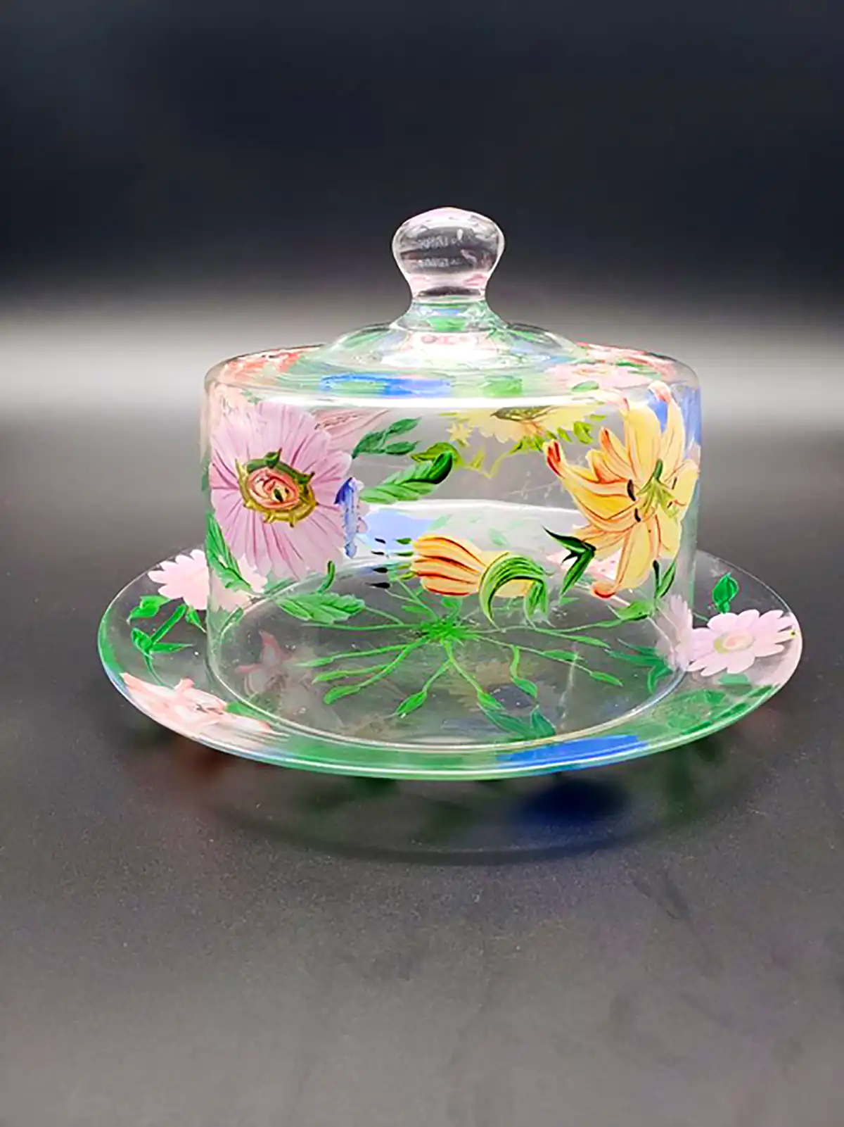 دیس دکوراتیو شیشه ای پذیرایی