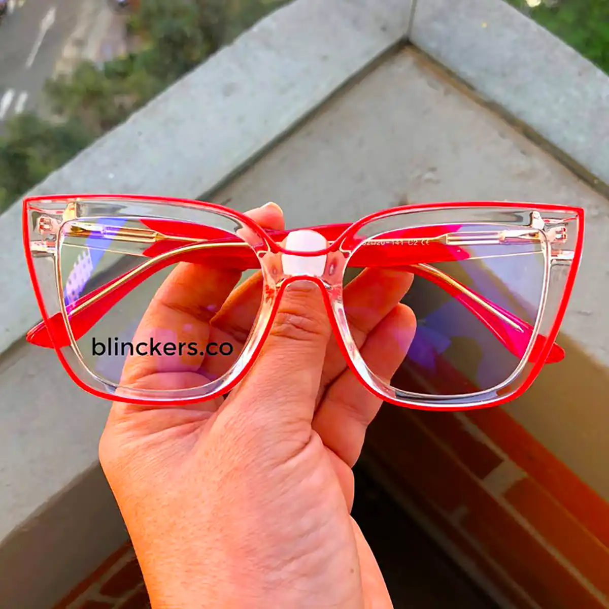 فریم عینک کائوچویی رنگی