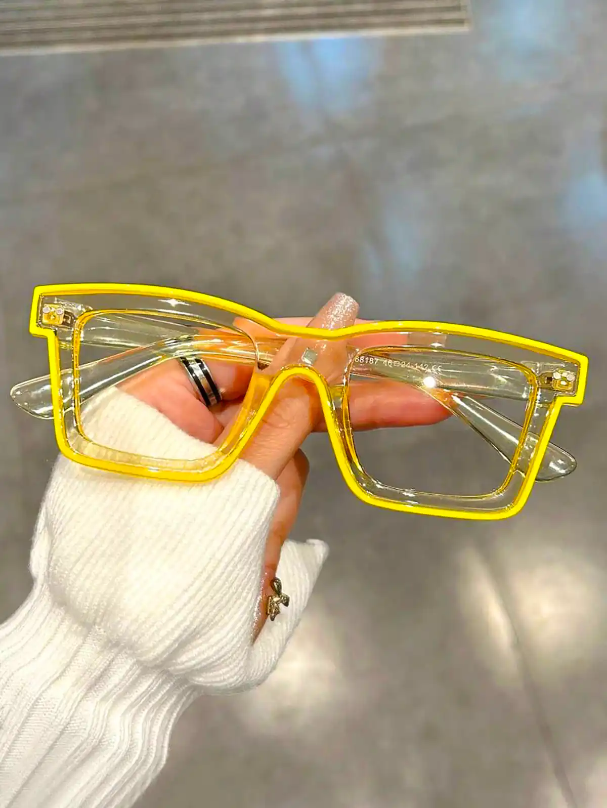 فریم عینک کائوچویی رنگی