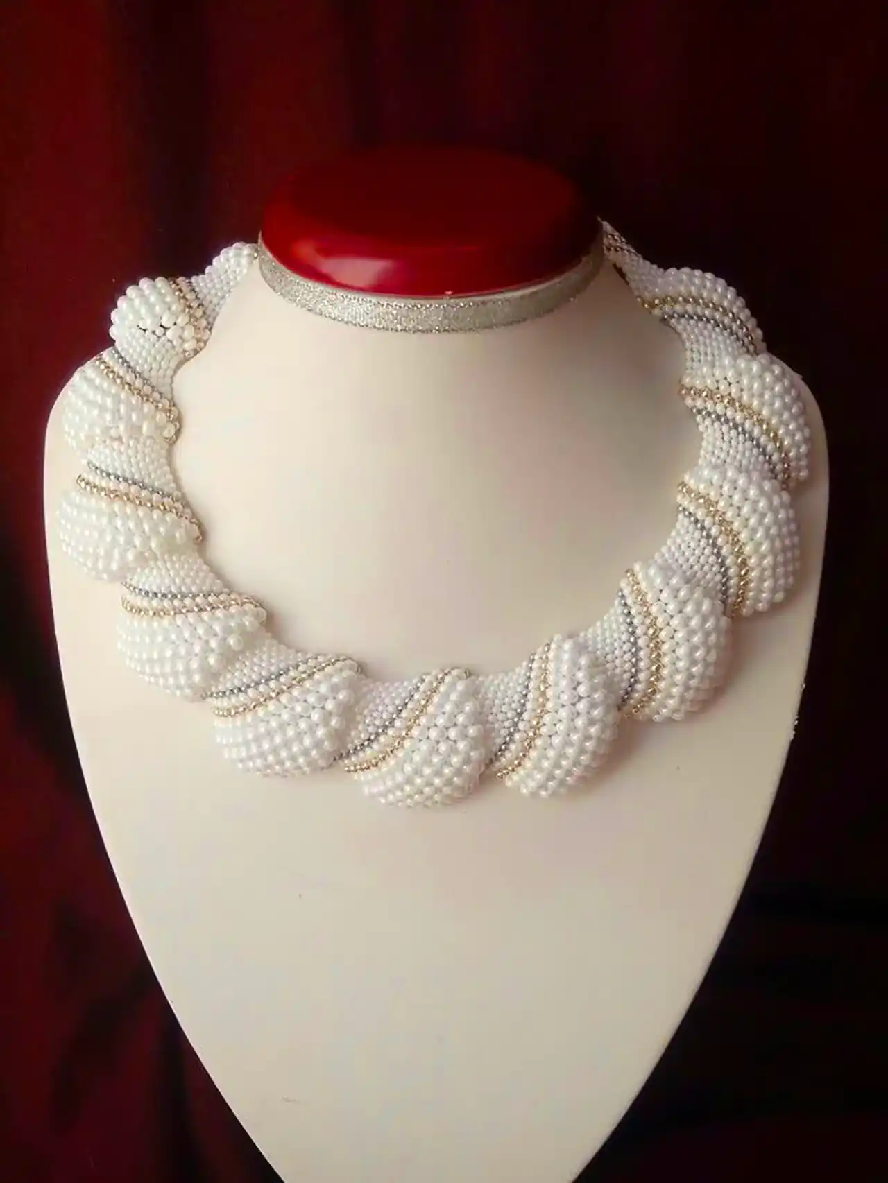 گردنبند مینیمال مرواریدی شیک