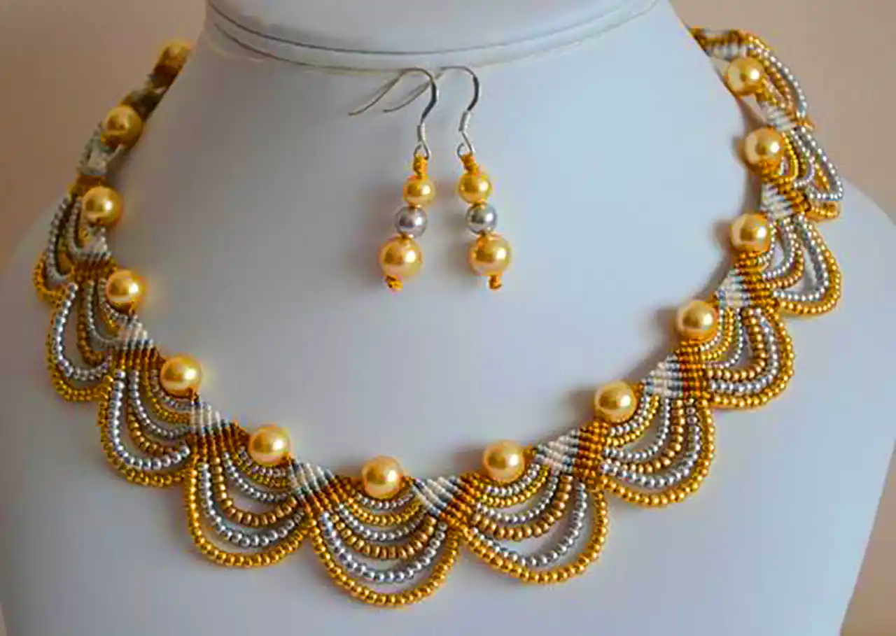 گردنبند مینیمال مرواریدی شیک