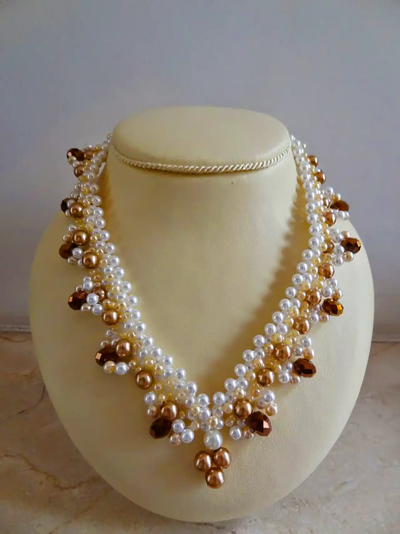 گردنبند مینیمال مرواریدی شیک