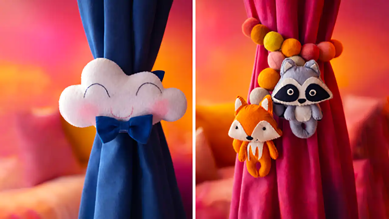 گیره پرده کودکانه فانتزی