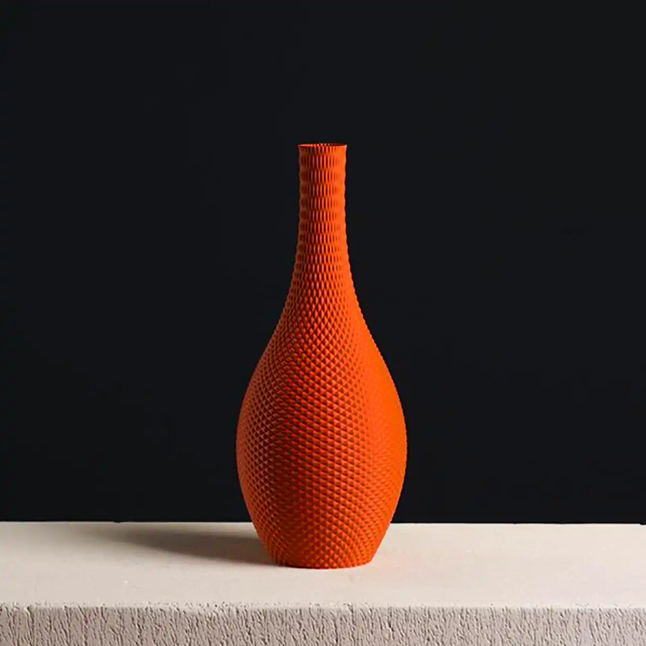 گلدان مدرن دکوری شیاردار 