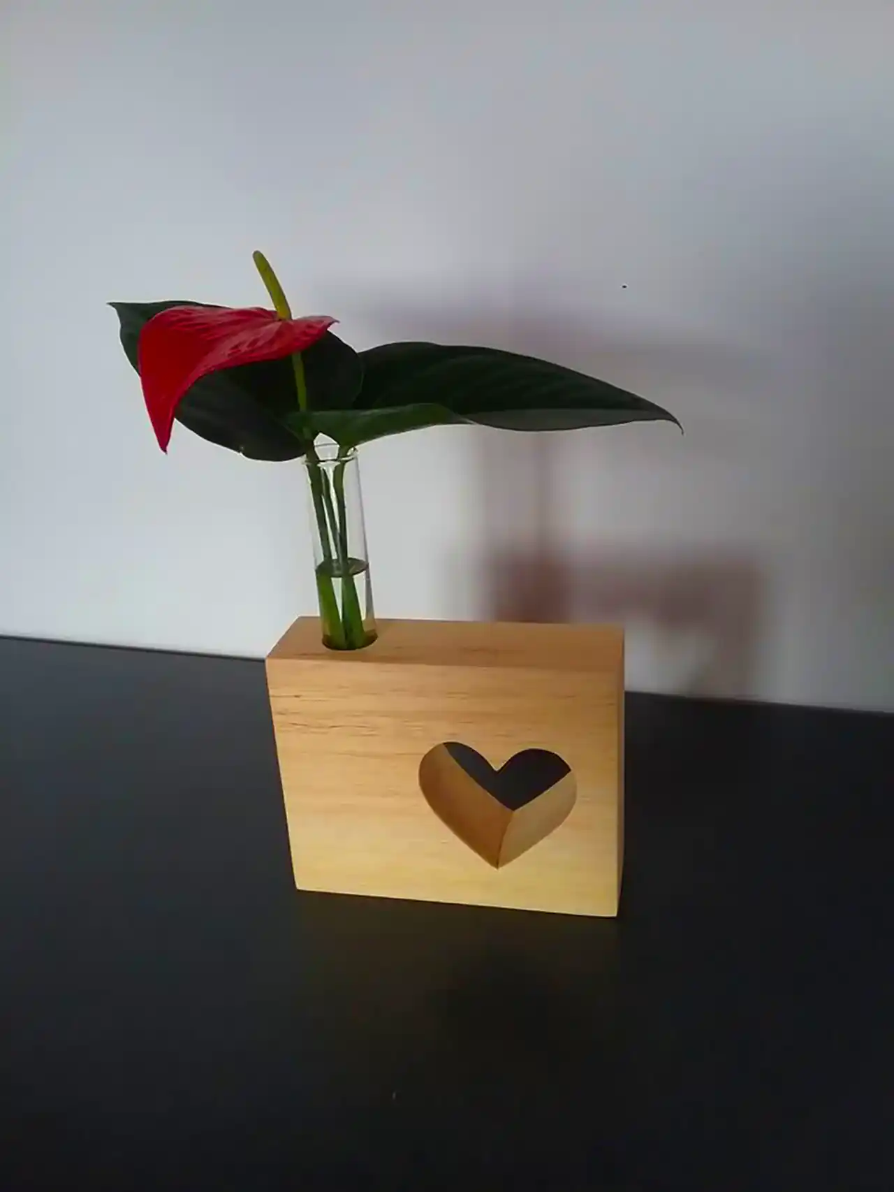 گلدون چوبی دکوری رومیزی