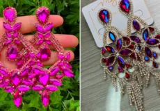 گوشواره زنانه سنگ سلطنتی