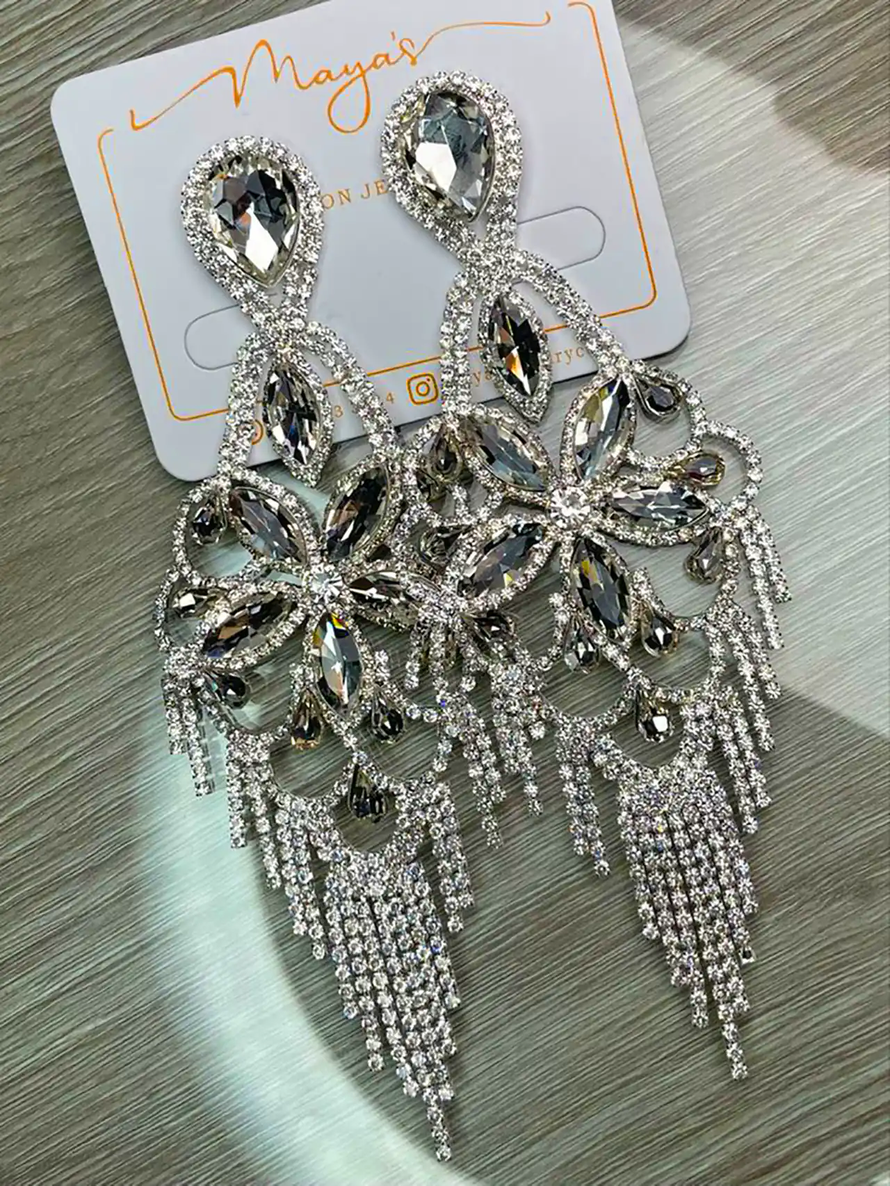 گوشواره زنانه سنگ سلطنتی 